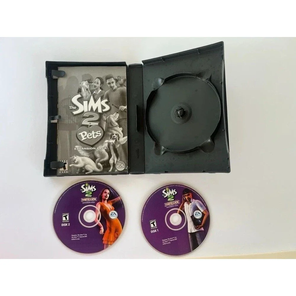The Sims 2: Nightlife Expansion Pack (PC CD-ROM, 2005) – Excellent Condition